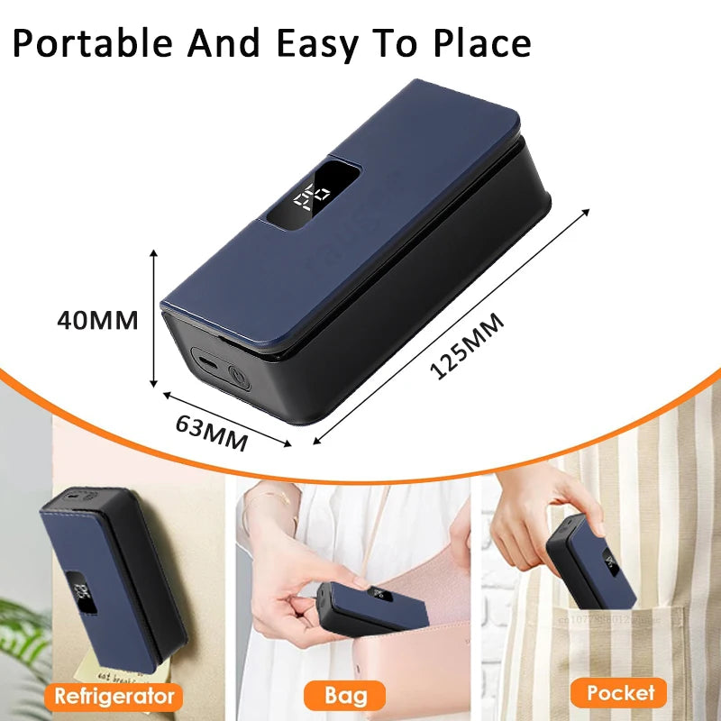Plastic Bag Sealer Mini Heat Bag Sealing Machine USB Rechargeable Handheld Food Packaging Sealer Thermal Bags Sealing Machine