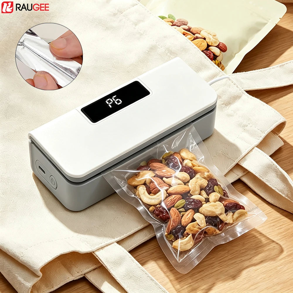 Plastic Bag Sealer Mini Heat Bag Sealing Machine USB Rechargeable Handheld Food Packaging Sealer Thermal Bags Sealing Machine